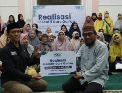 Akhir Ramadhan, YDSF Salurkan THR Guru Ngaji Rp.3 Milyar