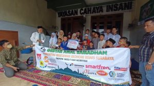Sinergi Media-Korporasi Bantu 3 Panti Asuhan dan Anak yatim Piatu di Kota Surabaya