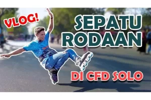 Serunya Bersepatu Roda di dalam Car Free Day Solo Bersama Syarif Yosee serta Komunitas