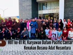 HUT ke-81 RI, Karyawan Dafam Pacific Caesar Surabaya Kenakan Busana Adat Nusantara