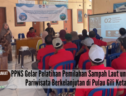 PPNS Gelar Pelatihan Pemilahan Sampah Laut untuk Dukung Pariwisata Berkelanjutan di Pulau Gili Ketapang