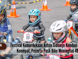 Festival Kemerdekaan Aston Sidoarjo Kembali di Tahun Keempat, Peserta Push Bike Meningkat 48,9%