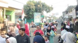 Semarak HUT ke-81 RI, Warga Gunung Anyar Kidul Gelar Senam dan Jalan Sehat