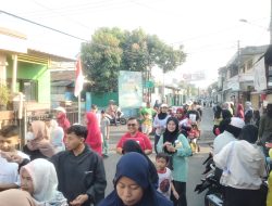 Semarak HUT ke-81 RI, Warga Gunung Anyar Kidul Gelar Senam dan Jalan Sehat