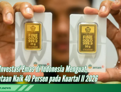 Minat Investasi Emas di Indonesia Menguat, Permintaan Naik 40 Persen pada Kuartal II 2026