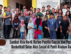 Sambut Usia Ke-9, Dafam Pacific Caesar dan Pacific Caesar Basketball Gelar Aksi Sosial di Panti Asuhan Darussalam