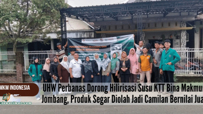 UHW Perbanas Dorong Hilirisasi Susu KTT Bina Makmur Jombang, Produk Segar Diolah Jadi Camilan Bernilai Jual