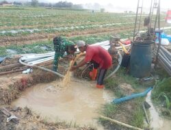 Sumber Air Sumur Bor TMMD di Titik 4 Mulai Dinikmati Warga, Petani Desa Godo Bersyukur