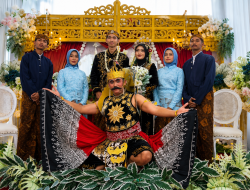 Sarat Filosofi Budaya Jawa, Prosesi Temu Temanten Padang Wahyu Eka dan Talitha Rahma Diar Berlangsung Khidmat