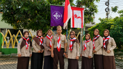 Upacara Hari Pramuka di SMP Islam Baitul Amien Tekankan Keteladanan Karakter Siswa