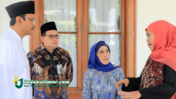 Wujudkan Kemaslahatan Umat, Mensos Bersama Gubernur dan Sekda Jatim Mantapkan Sinergi Program Kesejahteraan Sosial